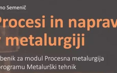 Avtorja dveh novih učbenikov za metalurški program sta naša profesorja