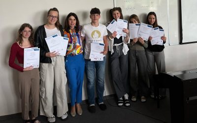 Podelitev certifikata Youthpass udeležencem mladinskih izmenjav